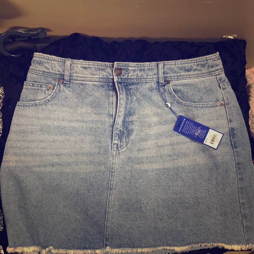 Popsugar Denim Mini skirt